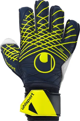 A single goalkeeper glove shown against a white background.