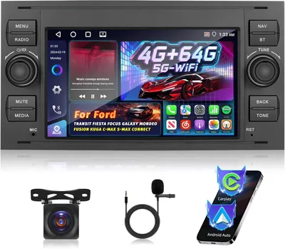 Zdjęcie produktu dla Radio samochodowe z systemem Android - Autostereo z Androidem - System multimedialny - System nawigacji - Radio z Carplay