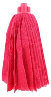 Image de Balai plat microfibre - Tête plate - Rouge - Serpillière pour sols