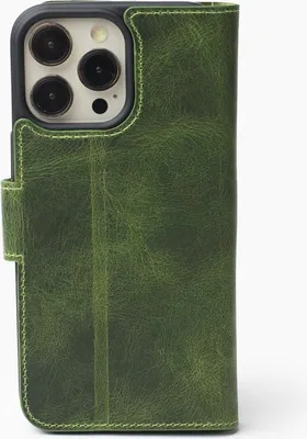 Produktbild von Wachikopa Lederhülle für iPhone 15 Pro Kartenfach & Standfunktion