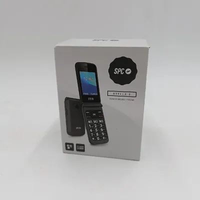 Produktbild von SPC Stella 2, Klappgehäuse, Dual-SIM, 6,1 cm (2.4"), 0,08 MP, 800 mAh, Grau