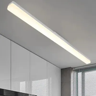 Produktbild von ZMH LED Deckenleuchte Deckenlampe Tageslicht -  90CM Tageslichtlampe Weiß Küchenlampe 4000K LED 36W für Küche Wohnzimmer Schlafzimmer Esszimmer Balkon
