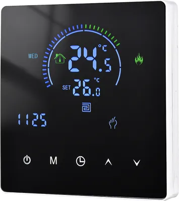 Produktbild von Digital LCD Raumthermostat , 3A Warmwasserbereitung Thermostat Wandthermostat Unterputz Fußbodenheizung Innenthermometer,programmierbare App-Fernbedienung Raumthermostate