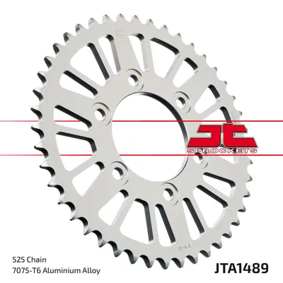 Produktbild von JT SPROCKETS Aluminium Ultraleichtes Kettenrad 1489-520
