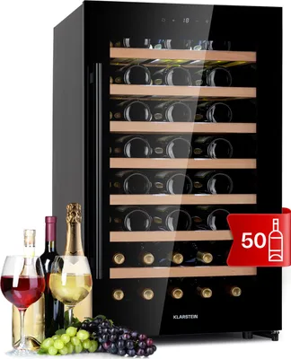 Zdjęcie produktu dla KlarsteinBarossa 50 Uno, chłodziarka do wina, 1 strefa, 120 l/50 butelek, wyświetlacz dotykowy