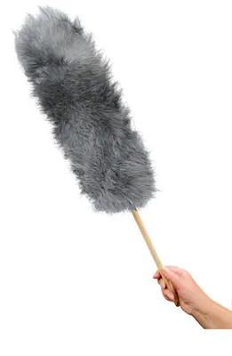 Produktbild von Heitmann Felle Staubwedel Grau Größe 65 cm lang 956GR