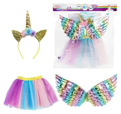 Produktbild von Toi-Toys - Kinderkostüm - Dream Horse Verkleidungsset Einhorn (mit Flügeln + Tutu)