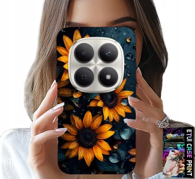 Image de Etui Do Xiaomi Note 15 4G 5G - Słoneczniki, Słonecznik, Kwieciste Wzory