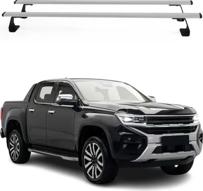 Zdjęcie produktu dla Bagażnik dachowy do VW Amarok 2022-2025 srebrny stalowy 2 szt