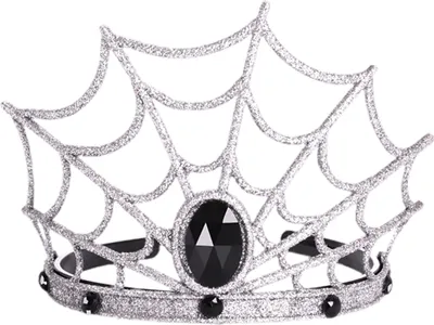 Produktbild von Halloween-Spinnennetz-Krone, gruselige Spinnennetz-Tiara, Kopfbedeckung für Frauen und Mädchen, Halloween-Party, Cosplay, Kostümzubehör
