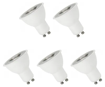 Produktbild von Spectrum GU10 LED Spot Lampe 4W 300lm 3000K Warmweiß 230V 5 Stück