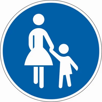 Produktbild von Dreifke® Schild I Verkehrszeichen Gehweg, Nr.239, Aluminium RA0, reflektieren...