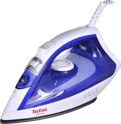 Produktbild von Tefal Virtuo FV1711 Dampfbgeleisen Durilium Bgelsohle 1800 W Violett, Wei