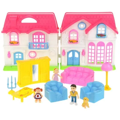 Produktbild von Faltbares Spielhaus - rosa Sofa