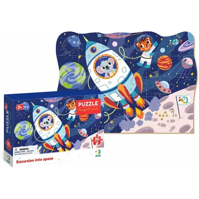 Produktbild von DODO Puzzle Transport: Reise ins All 30 Teile