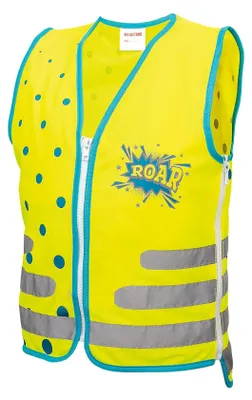 Obrázok produktu pre Roth 89316 Detská výstražná vesta ReflActions Roar - žltá
