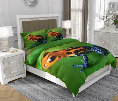 Obrázok produktu pre Obliečky 140x200 cm + 2x70x80 cm, 3-dielna súprava, 100% bavlna (bavlnený satén), zips, viacfarebná - SOVIO | So.0338