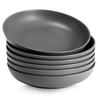 Immagine prodotto di Y YHY Set di 6 coppapasta da 887 ml, grigio opaco
