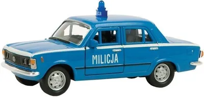 Produktbild von Fiat 125p 1:39 Miliz blau WELLY