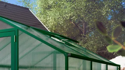 Produktbild von KGT Zusätzliches Dachfenster für Gewächshaus "Tulpe" moosgrün Tulpe
