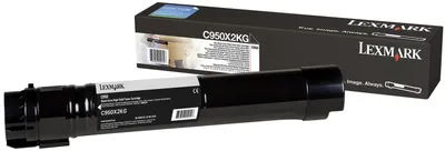Zdjęcie produktu dla Lexmark C950X2KG, 38000 stron(y), Czarny, 1 szt.