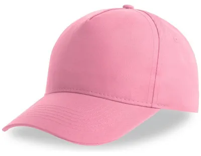 Produktbild von Atlantis Baumwolle Classics-33.0237 Kinder 5 Panel Baseball Kappe Gr. onesize pink