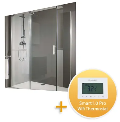 Productafbeelding van MD300-Plus infrarood spiegelverwarming 300 W, 60 × 60 cm, Smart1.0 Pro wifi