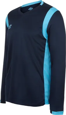 Produktbild von Umbro - "Spartan" Trikot für Herren  Langärmlig UO1846 (L) (Dunkel-Marineblau/Himmelblau)