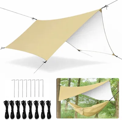 Produktbild von Camping-Zeltplane, kaki, wasserdicht, Sonnenschutz, für Camping
