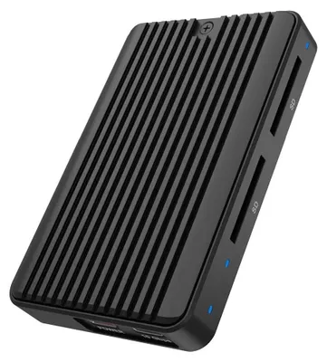Produktbild von ICY BOX IB-CR602M-C31 M.2 SSD Gehäuse mit Cardreader