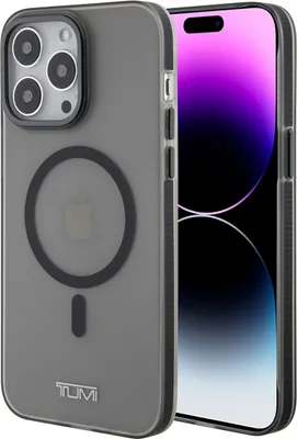 Produktbild von Tumi iPhone 15 Pro Max Back cover case - Frosted magsafe transparent - Black