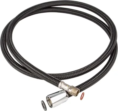 Produktbild von tecuro Küchen Ersatz Brauseschlauch M15/1 x 1/2 Zoll Konusmutter x 150 cm - Nylon schwarz