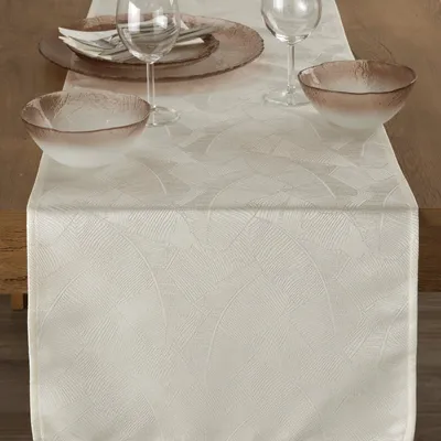 Obrázek produktu pro Slavnostní ubrus stolní dekorace ISLA krémová 40x140