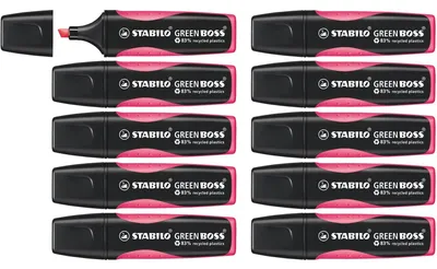 Immagine prodotto di STABILO GREEN BOSS evidenziatore 1 pz Punta smussata Rosa