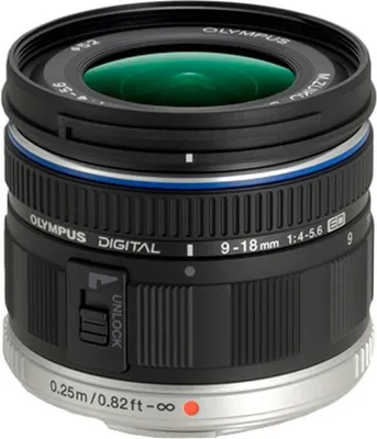 Immagine prodotto di Olympus M.ZUIKO DIGITAL ED 9-18mm 1:4.0-5.6 SLR Obiettivo ultra-ampio Nero