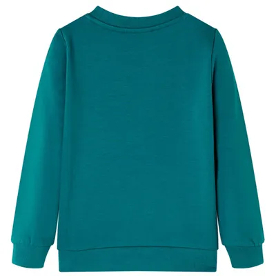 Produktbild von vidaXL Kinder-Sweatshirt Dunkelgrün 128