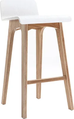 Produktbild von Miliboo - Barstuhl aus Holz - 65 cm - skandinavisch - BALTIK