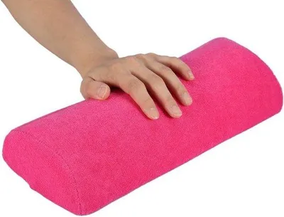 Obrázok produktu pre Sada na zdobenie nechtov s poduškou a opierkou na ruku (ružová)