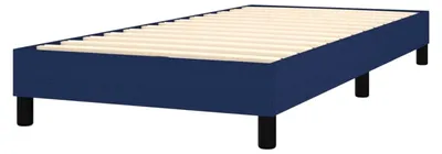 Produktbild von Boxspringbett mit Einzeltaschenfederkernmatratze, blau, 203x83x78/88 cm