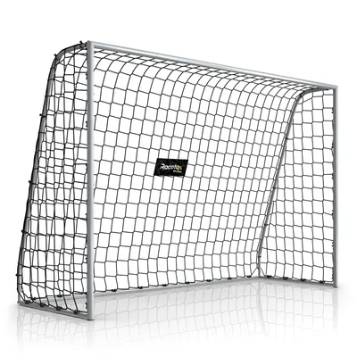 Produktbild von Racetex Fussballtore für garten Kinder [WETTERFEST] - Fußballtor Kinder & Erwachsene mit stabilem Metallrahmen, Erdankern – Robustes Netz 240 x 160 cm