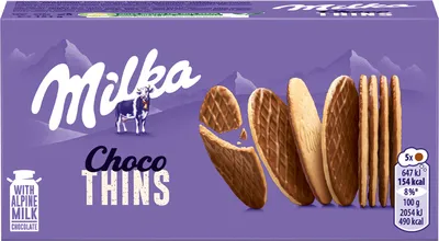 Image de Milka Choco Thins 151g