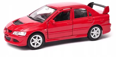 Produktbild von Welly Mitsubishi Lancer Evolution VIII Modellauto rot 1:32