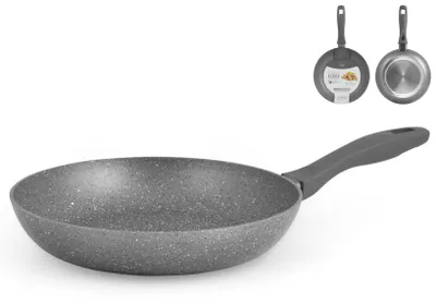 Obrázek produktu pro Pánev H&H s nepřilnavým povrchem Stone Induction, šedá, 32 cm