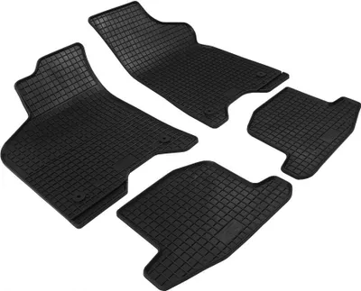 Produktbild von für VW Lupo ab 1998-2005 Passform Fußmatten PETEX Gummimatten 4-teilig schwarz Allwettermatten Gummifußmatten