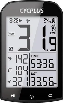 Obrázek produktu pro Cyklocomputer Cycplus M1 s GPS - kompatibilní s aplikacemi Strava, Trainingpeaks atd.
