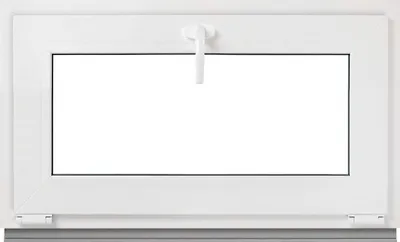 Produktbild von Framex Kellerfenster - Kippfenster Weiß 45 x 120 cm 2 Fach 32 mm (4/24/4) Fenster Kunststofffenster Breite x Höhe (450 x 1200 mm) Funktion Kipp Fenster