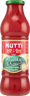 Produktbild von 12x Mutti Passata Di Pomodoro Al Basilico 700g