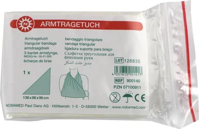 Produktbild von Armtragetuch Weiß Zellwolle - Viskosegewebe - Weiß
