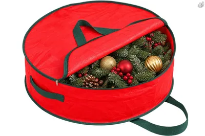 Weihnachtsbaumtasche 60 cm – Aufbewahrungstasche für Adventskranz & Weihnachtskranz – Schutzhülle