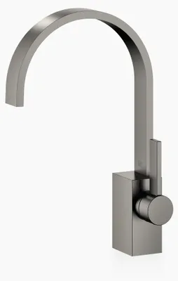 Produktbild von Dornb Waschtisch-Einhandbatterie MEM Ausl 200 o AG dark platinum matt